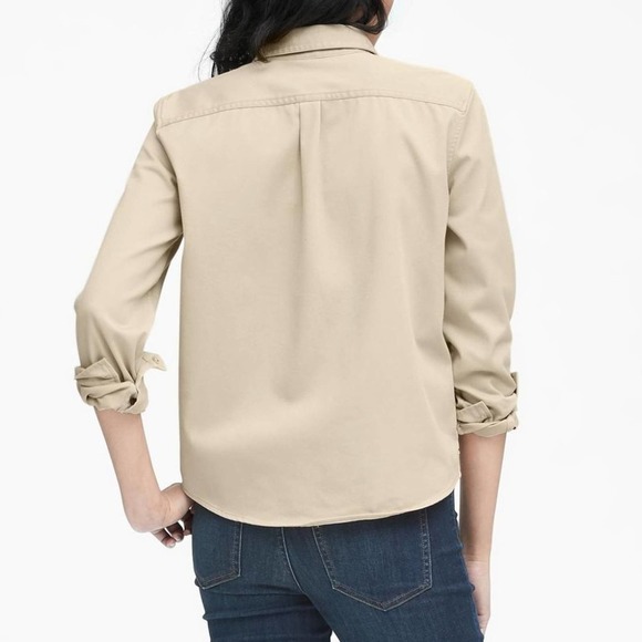 BANANA REPUBLIC Quinn Straight Fit Utility Shirt - Picture 2 of 8